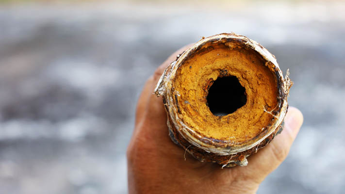 Rusty Galvanized Pipes Rusty or Discolored Water in Raleigh-Durham